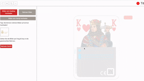Darstellung des zweiten Schritts im Editor